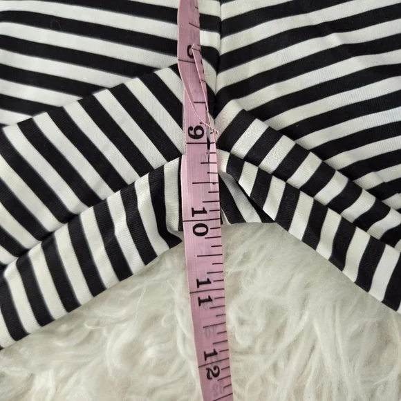 Fashion Casual Drawstring Elastic Waist Womens Stripe Wide Leg Pants. Bl… - Picture 5 of 9